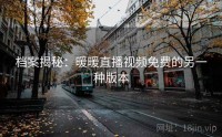 档案揭秘：暖暖直播视频免费的另一种版本