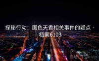 探秘行动：国色天香相关事件的疑点 · 档案6103