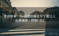 奇闻轶事：flash播放器官方下载让人毛骨悚然 · 档案6351