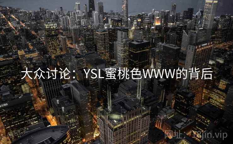 大众讨论：YSL蜜桃色WWW的背后