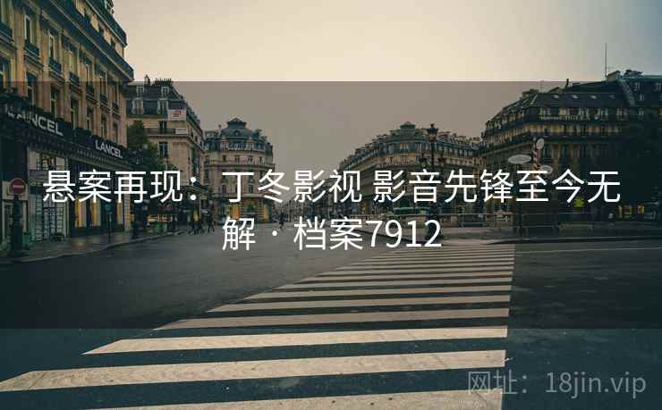 悬案再现：丁冬影视 影音先锋至今无解 · 档案7912